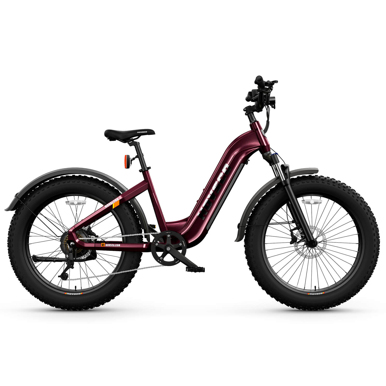 HOVSCO™ HovAlpha 26" Step-Thru Fat Ebike - HOVSCO